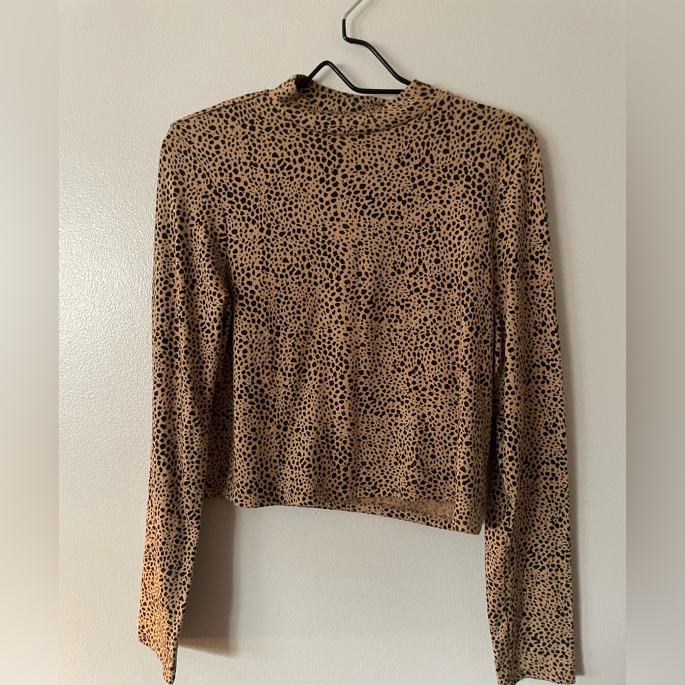 American Eagle Mock Neck Crop Top
